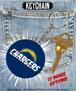 Los Angeles Chargers - Keychain - Choose From 12 Designs - Picture 1 of 15