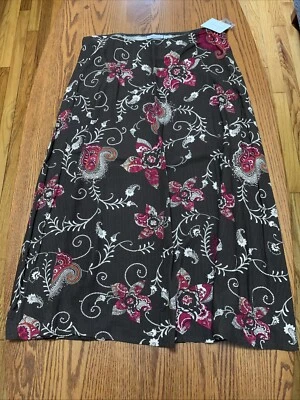 Falda de cachemira Croft & Barrow para mujer talla 16 nueva con etiquetas Foto 1 de 4