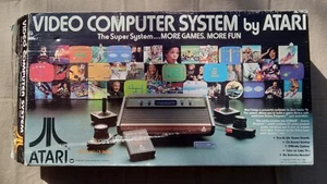ATARI CX-2600 video computer system with 4 controllers and 3 games - Picture 1 of 15