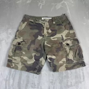 American Eagle Shorts Men's 32 Camo Cargo Classic Preppy Army Military 32x10 - Picture 1 of 10