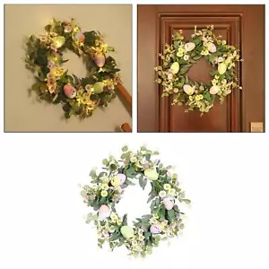 18\'\' Artificial Daisy Easter Door Wreath Spring Front Door - Picture 1 of 7