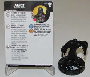 ARMUS 025 Star Trek TNG To Boldly Go HeroClix Super Raro Equipo Fuera - Imagen 1 de 2