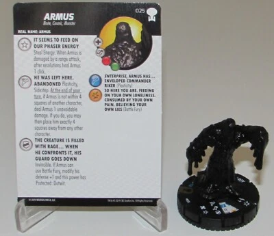 ARMUS 025 Star Trek TNG To Boldly Go HeroClix Super Rare Away Team - Image 1 of 2