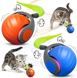 Speedy Tail 2.0 Cat Toy,Smart Cat Toys Ball,Automatic Moving Cat Toy Ball w/tail - Picture 1 of 11