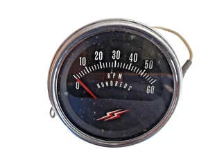 1960's 1970's 0-6000 RPM Tachometer for 6-cylinder AC # 6469152, Marine? - Picture 1 of 4