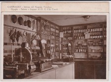 CASINALBO FORMIGINE MODENA INTERNO NEGOZIO CASALI CON SALUMI E VINO 1935 SUPER !
