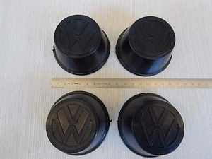 SET 4 TAPPI CERCHI ORIGINALI VOLKSWAGEN GOLF GTI HUB CAP - Picture 1 of 4