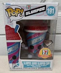 Funko Pop! Slurpee Good Slurper Cup 7-Eleven Exclusive Diamond #191 Not Mint - Picture 1 of 3