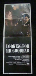 LOOKING FOR MR GOODBAR Filmplakat DIANE KEATON TUESDAY WELD Insert 1977 - Bild 1 von 2