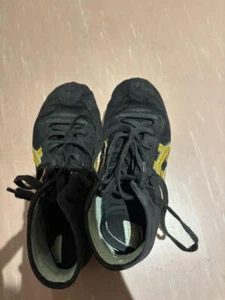 asics alte EX-EO TWR900 Ringer Boxschuhe schwarz gold US5 ( 23,0cm ) gebraucht - Bild 1 von 4