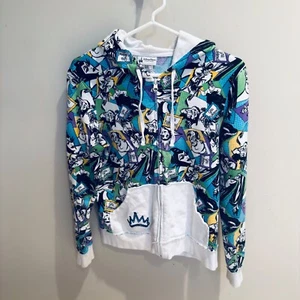 Disney Parks Villains Full Zip Hoodie Girls Weekend Print L - Picture 1 of 9