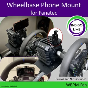 Soporte de teléfono distancia entre ejes para Fanatec Clubsport, CSL y Podium + más - Imagen 1 de 5