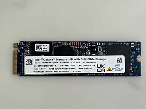 512GB Intel Optane™ HBRPEKNX0202A 512GB SSD M.2 2280 NVMe Memory H10 with 32GB - Picture 1 of 7