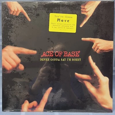 Ace Of Base “Never Gonna Say I'm Sorry” SEALED 1996 Vinyl 12" Remix Maxi Single - Image 1 of 2