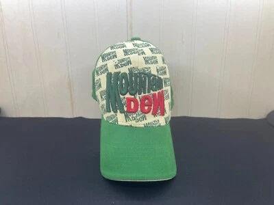 Mountain Dew винтажный стиль шляпа крышка вышитый логотип зеленый один размер - Изображение 1 из 4