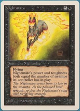 Nightmare Unlimited PLD Black Rare MAGIC GATHERING CARD (ID# 236466) ABUGames
