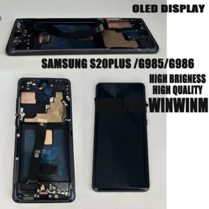 Ecran LCD tactile de remplacement OLED pour Samsung Galaxy S20 Plus + cadre - Photo 1 sur 9
