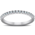 Diamond Wedding Ring Band 1/3 Carats Womens Platinum Classic Traditional