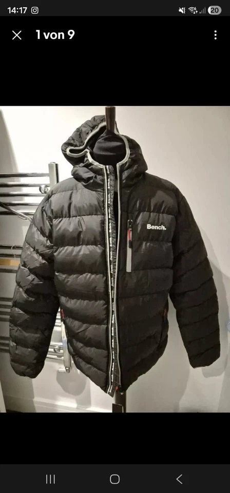 Bench Herren Gaudino Puffer Jacke Schwarz - XL Neu - Bild 1 von 4