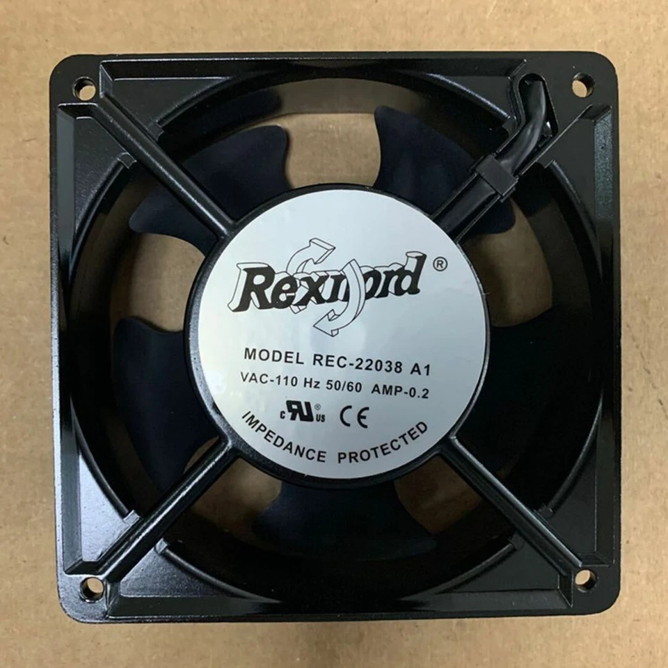 1PCS New Rexnord REC-22038A1 110VAC 50/60HZ 0.2A aluminum frame AC fan#QW - Image 1 of 1
