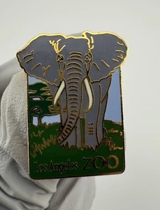 VTG Los Angeles Zoo Elephant Enamel Lapel Pin - Picture 1 of 6