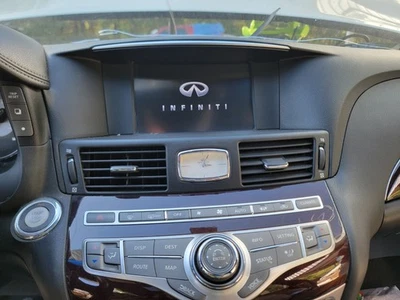 Infiniti M37s 2013 aire acondicionado calefacción interruptor climático y panel de control de navegación OEM Foto 1 de 4