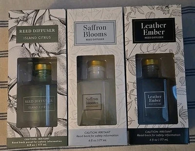 Bellevue 6 oz. Reed Diffuser Set Essential Oils Home Fragrance Sticks 3-Piece - Image 1 of 4