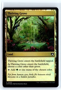 FOIL Thriving Grove Commander Masters Common – MTG Magic the Gathering Card - Picture 1 of 5
