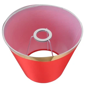 Modern Fabric Lamp Shade European Style for E27 Lamps Red PX134 Table & Floor - Foto 1 di 12