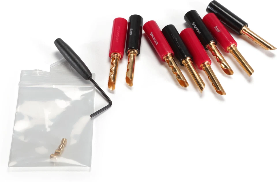 AudioQuest SureGrip 100 Banana connectors (gold) set of 8 - Image 1 of 1