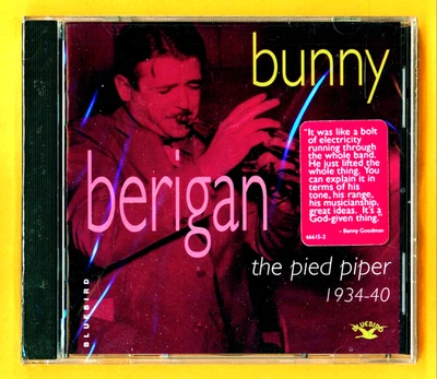 Bunny Berigan - The Pied Piper 1934-40 - 60+ Mins 1995 RCA NEW Remastered CD Foto 1 de 2