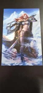 Invincible Red Sonja #1 Unknown Comics Exclusive Segovia Virgin Variant - Picture 1 of 2