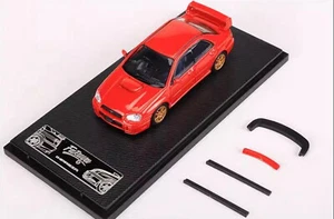 Furuya 1/64 Scale Subaru Impreza WRX STI VIII 8 Red Diecast Car Model Gift - Picture 1 of 6
