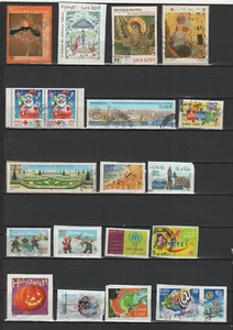 Frankreich 2000er Jahre ein Lot von 40 Marken rund gestempelt /TR8094 - Bild 1 von 2