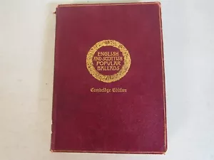 English and Scottish Popular Ballads ~ Helen Child Sargent, 1904 Cambridge Ed. - Foto 1 di 15