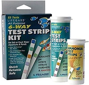 Lifegard Test Strips Aquatics 6 Way All Purpose Test Kit - Picture 1 of 1