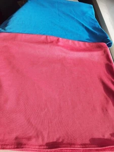 Etam. Bandeau tops. Two coloured crop tops Pink and blue.Size 14 - Picture 1 of 4