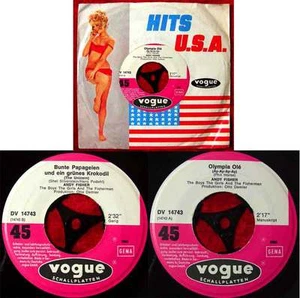 Single Andy Fisher: Olympia Olé (Vogue DV 14 742) D 1968 - Bild 1 von 1
