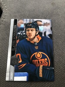 SLATER KOEKKOEK 2020-21 UPPER DECK EXTENDED BASE CARD #553 OILERS