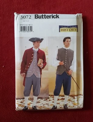 BUTTERICK Men's Costume Sewing Patterns Uniforms Historical UNCUT NEW - Image 1 of 2