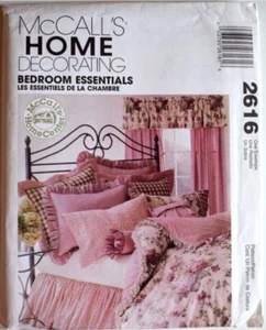 MCCALLS PATTERN 2616 BEDROOM HOME DECORATING CURTAINS VINTAGE 2000 UNCUT - Picture 1 of 2