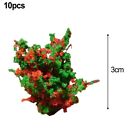 Simulated Plant 10 Pcs 3cm Tall Accessories Model Outdoor Parts Plastic