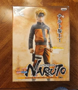 Naruto Shippuden Master Stars Piece 9.8" Naruto Uzumaki Figure Banpresto Sealed - Picture 1 of 6