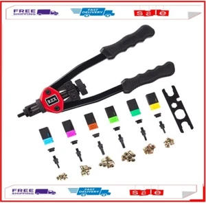 Nietpistole Set Nietmutter Gewinde Setzwerkzeug Mutter-Gewinde Handnietzange mit Nietmutter - Bild 1 von 6