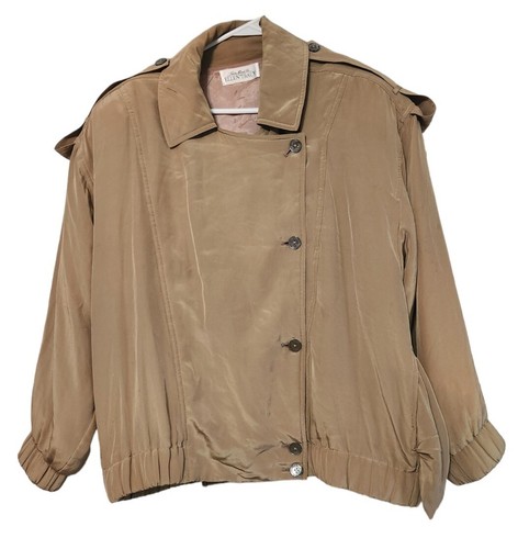 VETEMENTS Giacca Linda Allard per Ellen Tracy taglia XL 100% seta tasche spalline patta interna