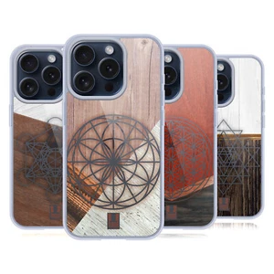 HEAD CASE GEOMETRIC WOOD PRINTS ÉTUI COQUE EN GEL POUR APPLE iPHONE TÉLÉPHONES - Photo 1 sur 11