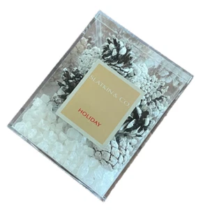 New Slatkin &co  PINECONE with dry quartz  autumn winter holiday Christmas - Picture 1 of 7