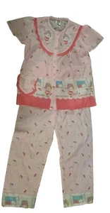 Juego de Pijama Kuanhwa Juvenil Talla Mediana 8-10 Reino Unido 9-10 EE. UU. Felices Fiestas - Imagen 1 de 9
