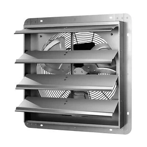 16 Inch 1550 RPM 1200 CFM Shutter Exhaust Fan for Attic Garage Louvered Vent - Picture 1 of 6