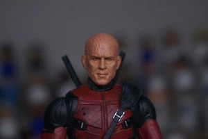 Cabezal pintado personalizado Deadpool 1/12 Marvel Legends - Imagen 1 de 9
